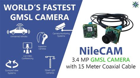 NileCAM81 comes with automotive grade GMSL2 <b>interface</b> to withstand high vibration which makes the <b>camera</b> ideal for various different kinds of robots", said Gomathi Sankar, BU Head - Industrial <b>cameras</b> at e-con Systems™. . Gmsl camera interface